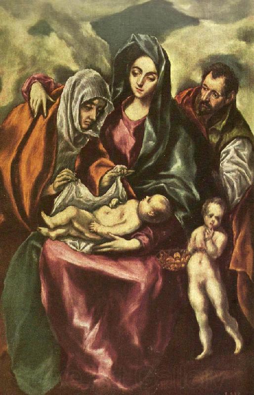 GRECO, El holy family France oil painting art
